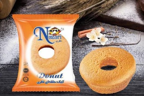 تصویر 3 از خرید کیک حلقه ای وانیلی نظری + قیمت فروش استثنایی